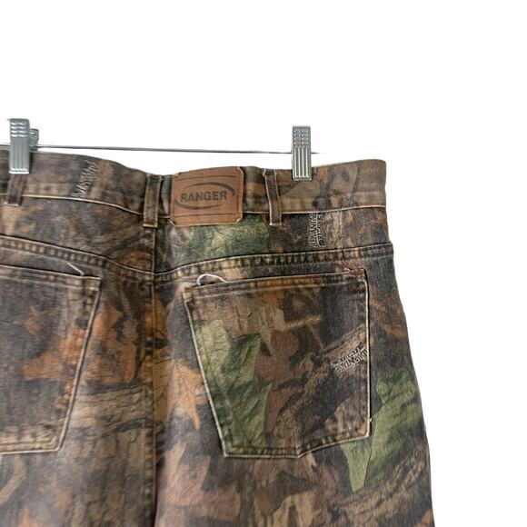 Ranger Men's Size 38 Camo Hunting Outdoor Straight Leg Jeans - Picture 7 of 11
